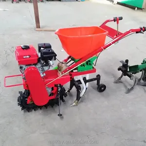 Motocoltivatore motore Diesel motocoltivatore a mano Mini coltivatore agricoltura seminatrice per mais seminatrice per fertilizzante con ruote a benzina