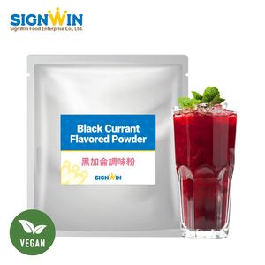 Bebida instantánea de grosella negra vegetariana de calidad consistente, en polvo, envasada en bolsa de aluminio para preparación rápida. - Product Image 1