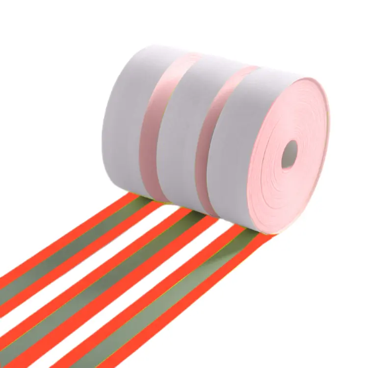 オレンジ色の難燃性遅延剤100% 純綿FR処理消防士ユニフォーム反射生地テープで縫う