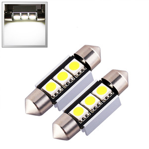 Luz LED para techo de coche, decodificador CNABus, doble punto 5050 3SMD 36mm, luz de lectura, luz de matrícula. - Product Image 3