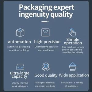 เครื่องบรรจุภัณฑ์อัตโนมัติเต็มรูปแบบสำหรับน้ำตาล เกลือ ถั่ว เม็ด ผง แบบซีล 4 ด้าน พร้อมระบบชั่งน้ำหนักและจ่ายปริมาณ - Product Image 6