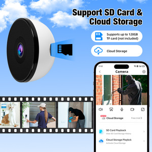 KERUI 4MP Wifi Mini Netwerkcamera Raamcamera voor Huisbeveiliging <span class=keywords><strong>Camera</strong></span> Surveillance Tweerichtingsaudio Nachtversie Cloud365 APP - Product Image 4