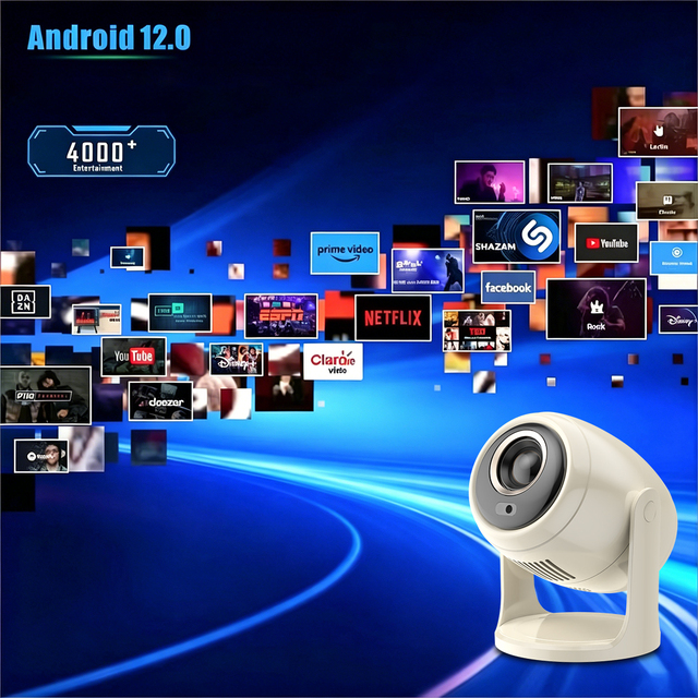 Veacine B10 MINI Portable Projector HD 1080P Home Theater Video Projection Electronics Projector LED LCD Projector.