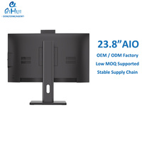 Computadora de Escritorio Todo en Uno con Pantalla Táctil de 23.8 Pulgadas, CPU, Placa Base y GPU Personalizables de Fábrica OEM/ODM, Soporte Pivotante Ajustable VESA