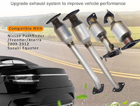 Convertidor Catalítico Universal de Panal Cerámico para Nissan Pathfinder 2005-2010, Frontier/Xterra 2005-2014