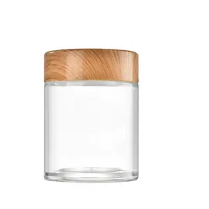 High quality Glass Honey Jars with Wood Dipper,Gold Lid,Bee Pendants for Baby Shower