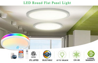 Panel de Luz LED Ovalado de 32 Pulgadas para Techo, con Atenuación Triac, Construcción Moderna de Hierro y Acrílico, Certificado ETL, 38W, para Uso Doméstico y Comercial