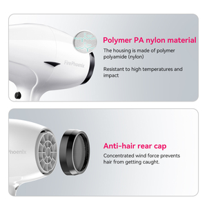 <span class=keywords><strong>Secador</strong></span> de <span class=keywords><strong>Pelo</strong></span> Profesional FirePhoenix 3100 MAX PRO de Alta Potencia, 3000W, para Cabello Grueso y Rizado, Flujo de Aire de 21m/s, Herramienta Profesional de Salón - Product Image 6