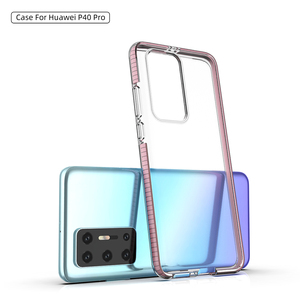 เคสโทรศัพท์มือถือ TPU ใส กันกระแทก 360 องศา ป้องกันแรงกระแทก พร้อมเลนส์ป้องกัน สำหรับ Huawei P40 Pro - Product Image 1