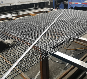 Thép Không Gỉ Crimped Wire Mesh Cát Sỏi Máy Nghiền Móc Rung Sàng Màn Hình Lưới - Product Image 6