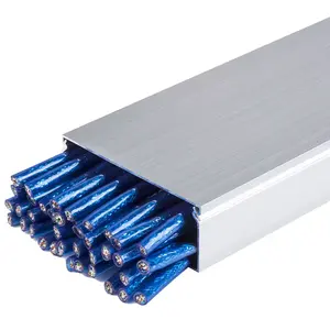 OEM ODM her türlü boyutları alüminyum alaşım/paslanmaz çelik/kablo sistemi için Pvc plastik Metal kablo kanal