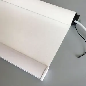 Motorized roller blinds high end electric window blinds wholesale smart ready made waterproof blackout fabric roller blind