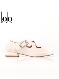 <span class=keywords><strong>Chaussures</strong></span> plates de ballet à brides croisées en cuir véritable, style Mary Jane, antidérapantes, couleur unie, collection Printemps 2026 - Product Image 4