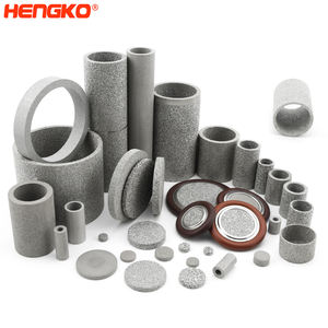 HENGKO 1 Micron 10 Inch Filter 316L RVS Gesinterd Poreus Metaalfilter Gesinterd Inox Filter - Product Image 2