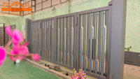 Puerta de Entrada de Alta Gama Personalizada: Puerta Plegable de Aluminio, Puerta Cantilever Eléctrica
