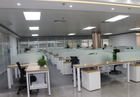 Estación DE TRABAJO modular moderna de 4-6 plazas, escritorio, muebles de oficina, gerente de personal, Mesa Administrativa, Material metálico duradero