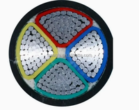 Câble d'alimentation aérien gaine PVC 5 conducteurs, sans halogène, ignifuge, de qualité supérieure, basse tension 0,6/1 kV, 35 mm, flexible