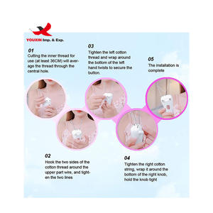 Low Price Hair Removal Threading Machine Butterfly Design <b>Epilator</b> Electric Women Facial Remover With Cotton Thread - Product Image 5