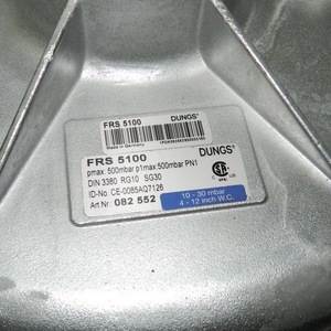 Válvula Reductora de Presión DUNGS FRS5100, Conexión de Brida de 1/2 Pulgada, 0.5 Bar, Agua a Temperatura Normal - Product Image 2