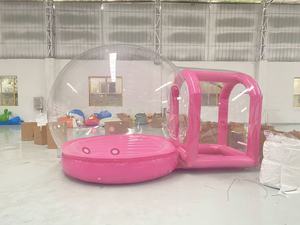 Maison à bulles <span class=keywords><strong>gonflable</strong></span> de couleur personnalisée, tente à bulles transparente <span class=keywords><strong>gonflable</strong></span> pour fête en plein air - Product Image 4
