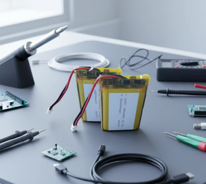 بطارية ليثيوم، بطارية بوليمر، بطارية، بطارية 2000 مللي أمبير، بطارية كيسية، بطارية ليثيوم أيون، بطارية 103450، بطارية 3.7 فولت - Product Image 2