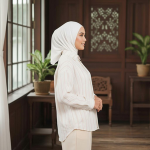 Vente en gros de Kurung Moden sans repassage Raya 2025, stock disponible, prix d'usine, fournisseur direct, OEM Malaisie KWC Pukal - Product Image 5