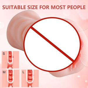 كوب هزاز محمول ومرن من مادة TPR بتصميم ثلاثي الأبعاد واقعي للرجال، لعبة جنسية للاستمناء الذكوري، مقاوم للماء 100%، مضاد للانسداد. - Product Image 3