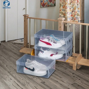 Boîte en plastique BOPP transparente pliable sur mesure de qualité alimentaire pour emballage sous blister, avec logo/design graphique personnalisé, pour chaussures durables - Product Image 1