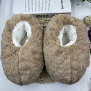 Femme Femme Femme Hiver Fourrure Peluche Chaude Doublure Sherpa Epaisse Peluche Antidérapante Intérieur Maison Fat Slipper Boots - Product Image 3