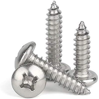 Vis autotaraudeuses en acier inoxydable HIMOWAY, tête cruciforme Phillips, tête ronde, pour garde-corps en câble, style design moderne