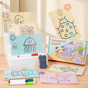 สมุดฝึกเขียนด้วยมือแบบสมมาตรสำหรับเด็กควบคุมปากกาเพื่อการศึกษากิจกรรมการเรียนรู้ของเล่นของขวัญสำหรับเด็ก - Product Image 3