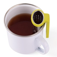 Préparer du thé au Design créatif en acier inoxydable, lentilles pour tasses, vente en gros