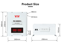 Stabilisateur de tension de type relais électronique 5KVA 8KVA 10KVA 12KVA régulateur de tension automatique avr