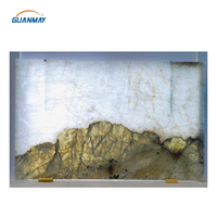 Dalle de Quartzite en Cristal Blanc Naturel Pandora Dalle de Marbre Super Brillant Led Edge-Lit Light Dalle de Marbre Translucide Patagonie