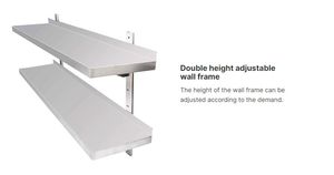 Warehouse Steel Screw <b>Storage</b> <b>Rack</b> with Plastic Boxes for Hardware Parts Organization, Heavy Duty <b>Storage</b> Shelf Wall <b>storage</b> rac - Product Image 3