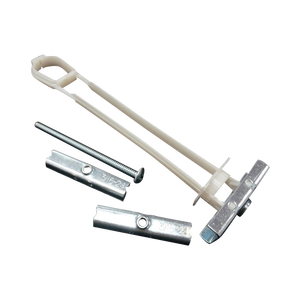 Correa de montaje de Metal <span class=keywords><strong>para</strong></span> TV, perno de anclaje de nailon de 200lbs, con arandela incluida - Product Image 2