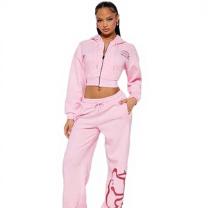 Conjunto de Sudadera con Capucha y Pantalones Deportivos de Cintura Alta, Ajustados y Cortos, Estilo Casual para Invierno - Product Image 3