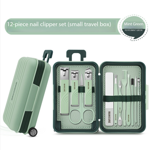 Coffret de coupe-ongles professionnel portable en acier inoxydable IStapromo Gifts avec logo personnalisé, impression UV écologique, 7 en 1 - Product Image 3