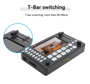 Mezclador de Video Profesional Movmagic M1, Procesador de Señales Multiformato con 4 Entradas y 2 Salidas PGM para Transmisión en Vivo - Product Image 4