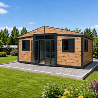 Maison conteneur préfabriquée moderne personnalisable de 20 pieds, 2 chambres, cuisine et salle de bain, pour hôtel ou mini-maison