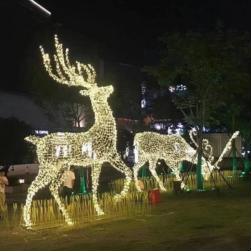 空間を照らす、目を奪う 屋外クリスマスライト動物 デザイン（バイヤー