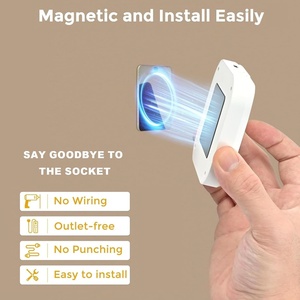 1PCS Lampe de nuit LED à détecteur de mouvement rechargeable avec aimant, idéale pour chambre, escalier, armoire, couloir, cuisine - Product Image 5