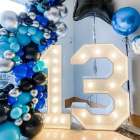 Lettres et chiffres lumineux LED néon pour publicité, entreprises, bâtiments, fêtes, événements, décoration, télécommande, rétroéclairage personnalisé RGB