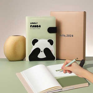Cuadernos Panda A5 de China, 320 hojas, Libro encuadernado con hilo, diario para estudiantes, suministros escolares, cuaderno de mercado - Product Image 1
