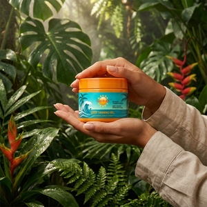 Gel Abbronzante Delicato Non Untuoso per Pelli Sensibili, Autoabbronzante per un'Abbronzatura Naturale Durante le Vacanze al Mare - Product Image 1