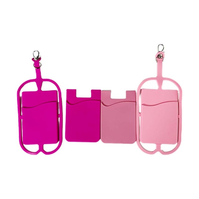 Hot Selling Silicone Mobile Phone Card Sleeve Back Sticker Card Holder Mobile Credit Bankcard Holder