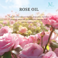 MLXL OEM COSMETICS LOGO Huile essentielle personnalisée pour l'extraction de la rose Huile de massage apaisante et hydratante en profondeur pour la peau