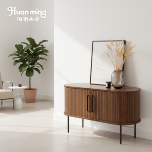 ארון צד עץ ארון מזנון יוקרה ארונות חדר אוכל חדר אוכל ריהוט אחסנה - Product Image 1