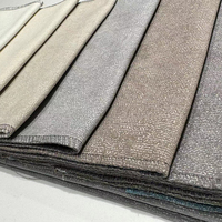 Tissu de velours adhésif en peluche de rembourrage en polyester 100 d'approvisionnement d'usine