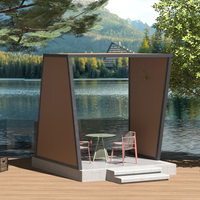 Ensemble personnalisé de bistro de jardin Fauteuils d'extérieur Mobilier de patio Corde métallique Ensembles de conversation pour l'extérieur